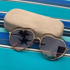 Chloe Heart shaped Sunglasses